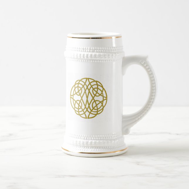 Celtic Knot Circle Beer Stein (Right)