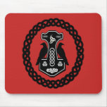 Celtic Knot Circle Thor&#39;s Hammer Mouse Pad at Zazzle
