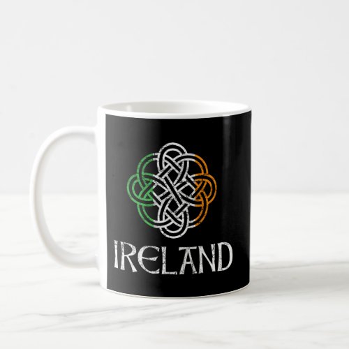 Celtic Knot Clover Ireland St Paddys Day Coffee Mug