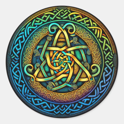 Celtic Knot Colorful Knotwork