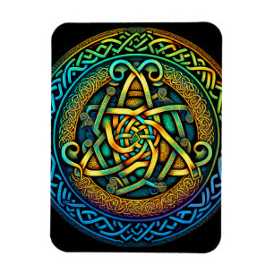 Celtic Knot Colorful Knotwork Magnet