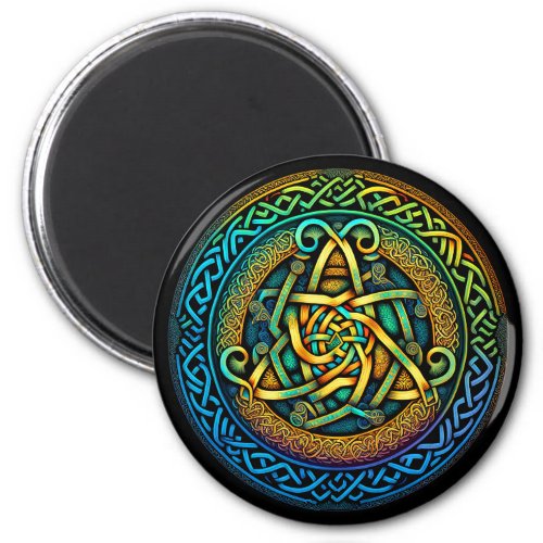 Celtic Knot Colorful Knotwork Magnet