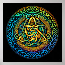 Celtic Knot Colorful Knotwork