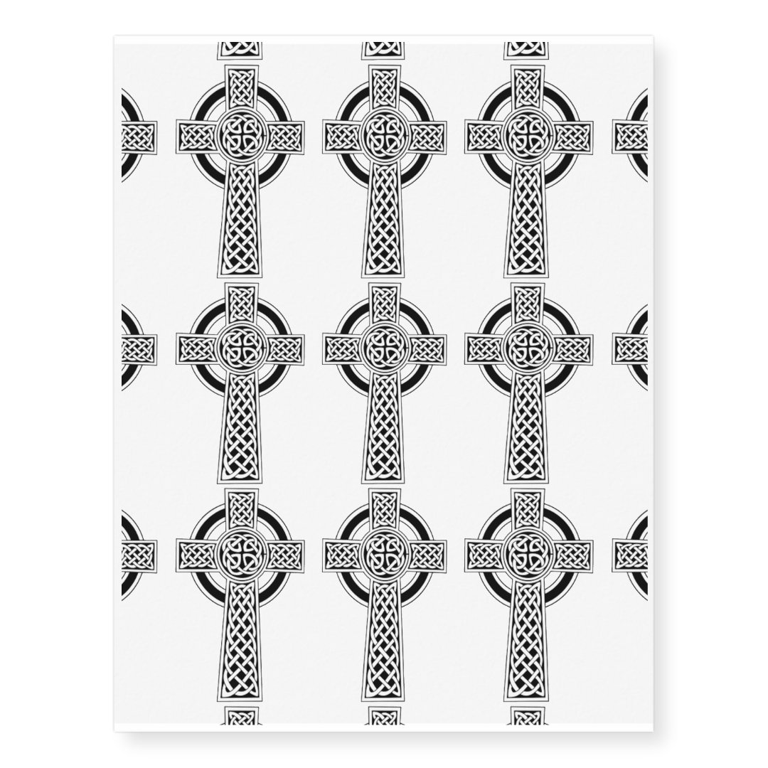 Celtic Knot Cross Tattoos (Temporary) | Zazzle