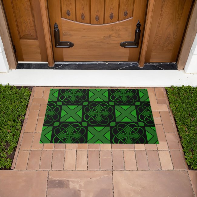 Celtic Knot Dark Green and Black Beautiful