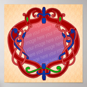 Celtic Knot Design Create Your Own Photo Poster