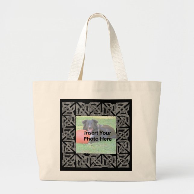 Celtic Knot Design Photo Tote Bag (Front)