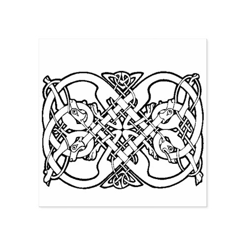 Celtic knot design Rubber stamp