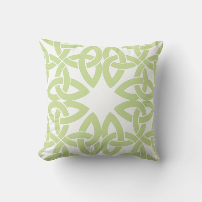 Celtic knot design  throw pillow (Front)