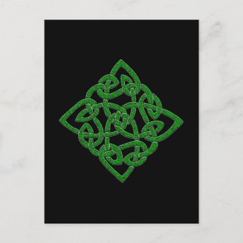 Celtic Knot - Diamond Postcards by Pot_of_Gold at Zazzle