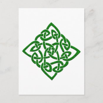 Celtic Knot - Diamond Postcards by Pot_of_Gold at Zazzle
