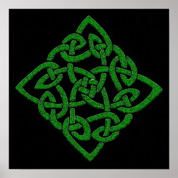 Celtic Knot - Diamond Poster by Pot_of_Gold at Zazzle