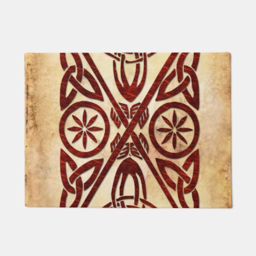 celtic knot doormat