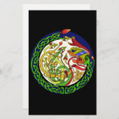 Celtic Knot Dragon Mandala (Front/Back)