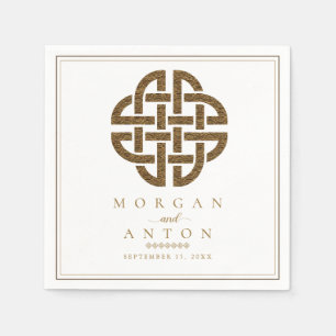 Celtic Knot   Elegant Irish Wedding Napkins