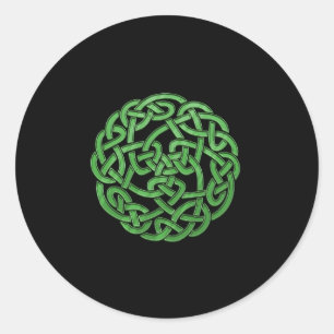 Celtic Knot Feis Competitions Irish Dancers Classic Round Sticker