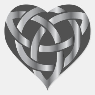 Celtic Knot Heart Sticker