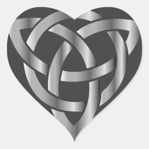 Celtic Knot Heart Sticker