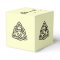 Celtic Knot in Black and Ivory Wedding Favor Box