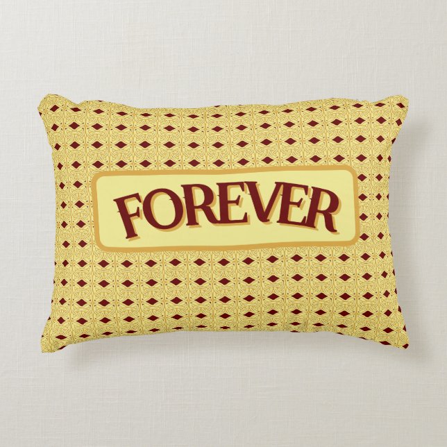 Celtic knot in gold accent pillow (Front)