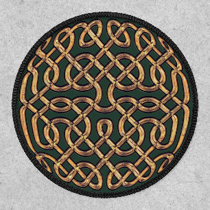 Celtic Knot in Gold Patch