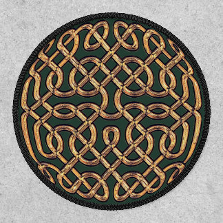 Celtic Knot in Gold Patch