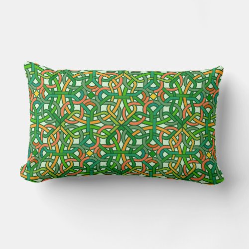 Celtic Knot Irish Braid Pattern Green Pretty