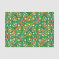 Celtic Knot Irish Braid Pattern Green Pretty