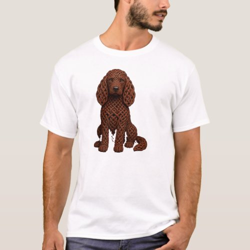 Celtic Knot Irish Doodle Dog Art