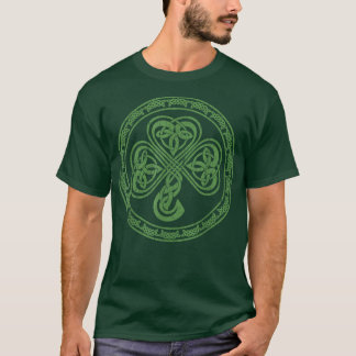 Celtic Knot Irish Shamrock Clover St T-Shirt