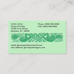 Celtic Knot Knots Gaelic any Business Cards Card