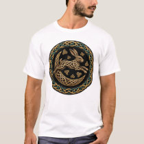 Celtic Knot Leaping Moon Hare