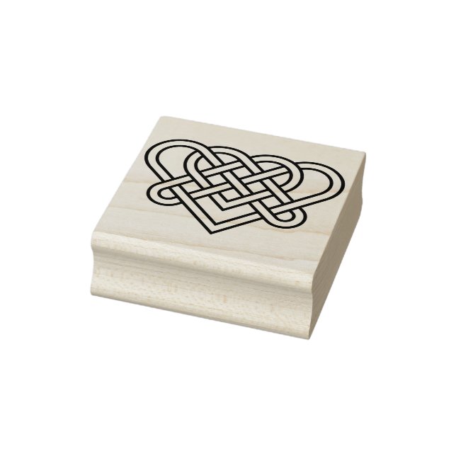 celtic knot love heart art stamp (Stamp)
