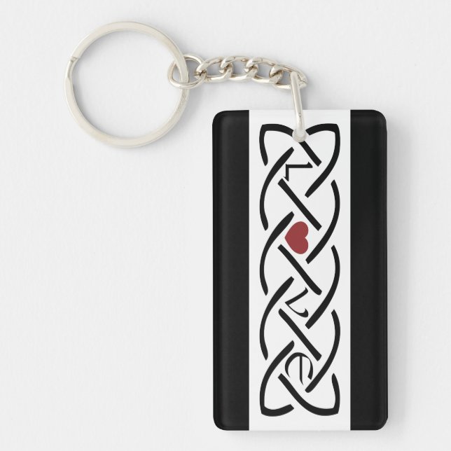 Celtic Knot Love Keychain (Front)