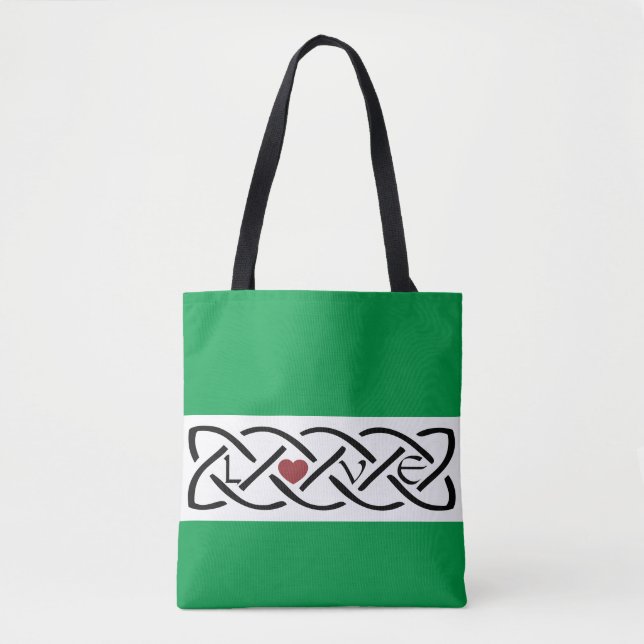 Celtic Knot Love Tote Bag (Front)