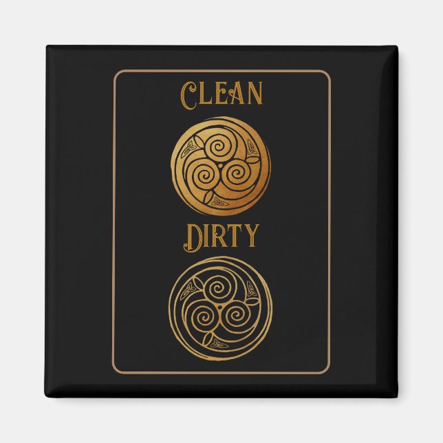 Celtic Knot Mandala Dishwasher Magnet (Front)