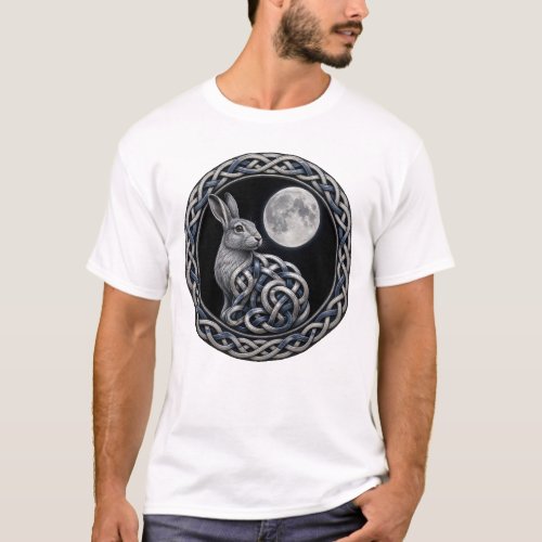Celtic Knot Moon-Gazing Hare