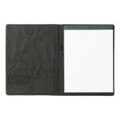 Celtic Knot on Red Lace Personalized Padfolio (Open)