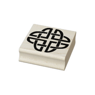 celtic knot oval art stamp