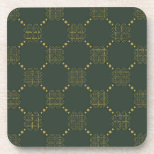 Celtic Knot Pattern Beverage Coaster