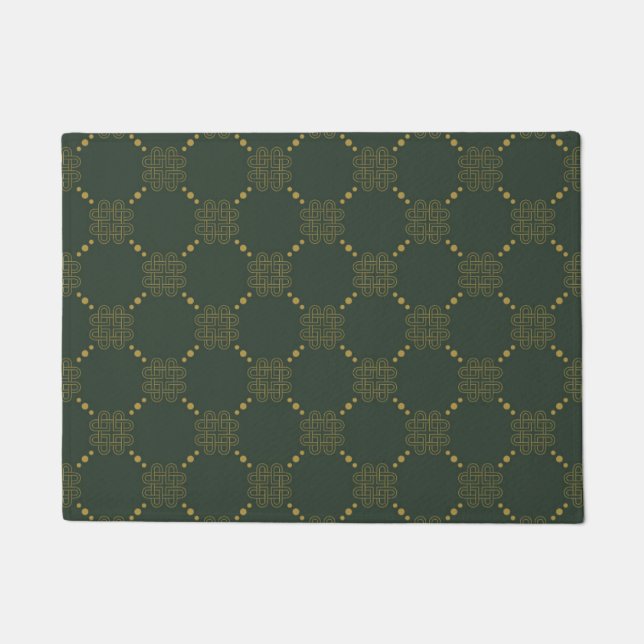 Celtic Knot Pattern Doormat (Front)
