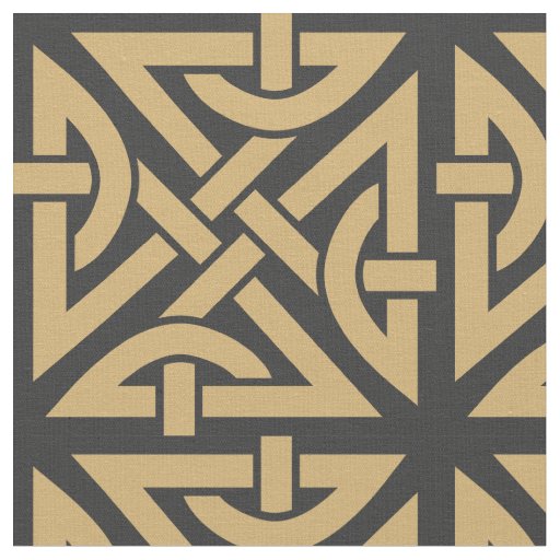 Celtic Knot Pattern Fabric
