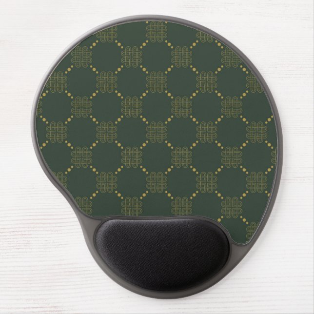 Celtic Knot Pattern Gel Mouse Pad (Front)