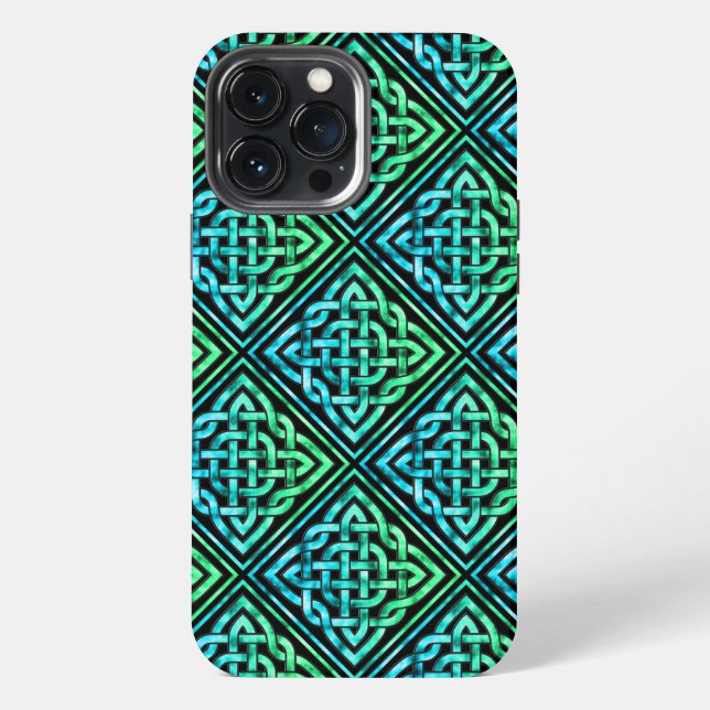 Celtic Knot Pattern iPhone 13 Pro Max Case (Back)