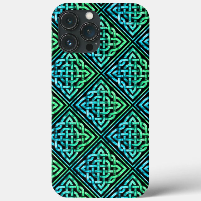 Celtic Knot Pattern iPhone 13 Pro Max Case (Back)