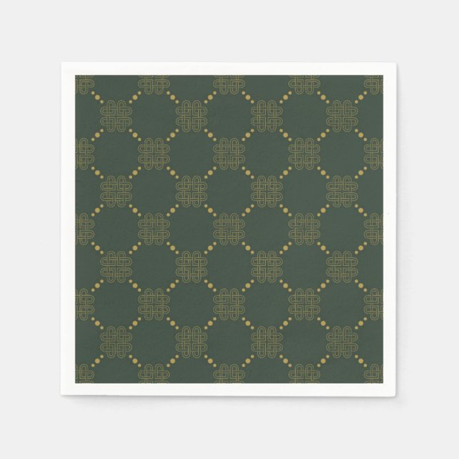 Celtic Knot Pattern Napkins (Front)