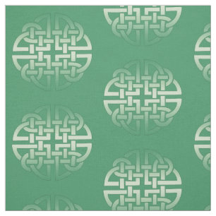 Celtic Knot Pattern on editable background color Fabric