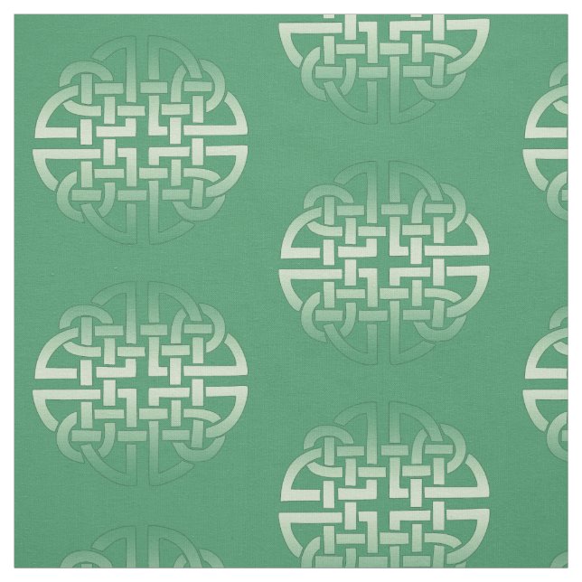 Celtic Knot Pattern on editable background color Fabric (Swatch)