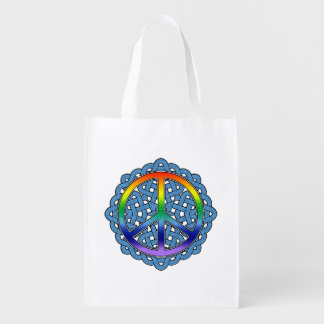 Celtic Knot Peace Market Tote