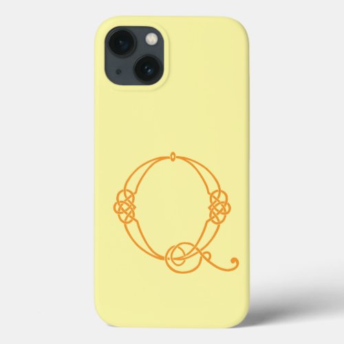 Celtic Knot Personalised Q iPhone 13 Case
